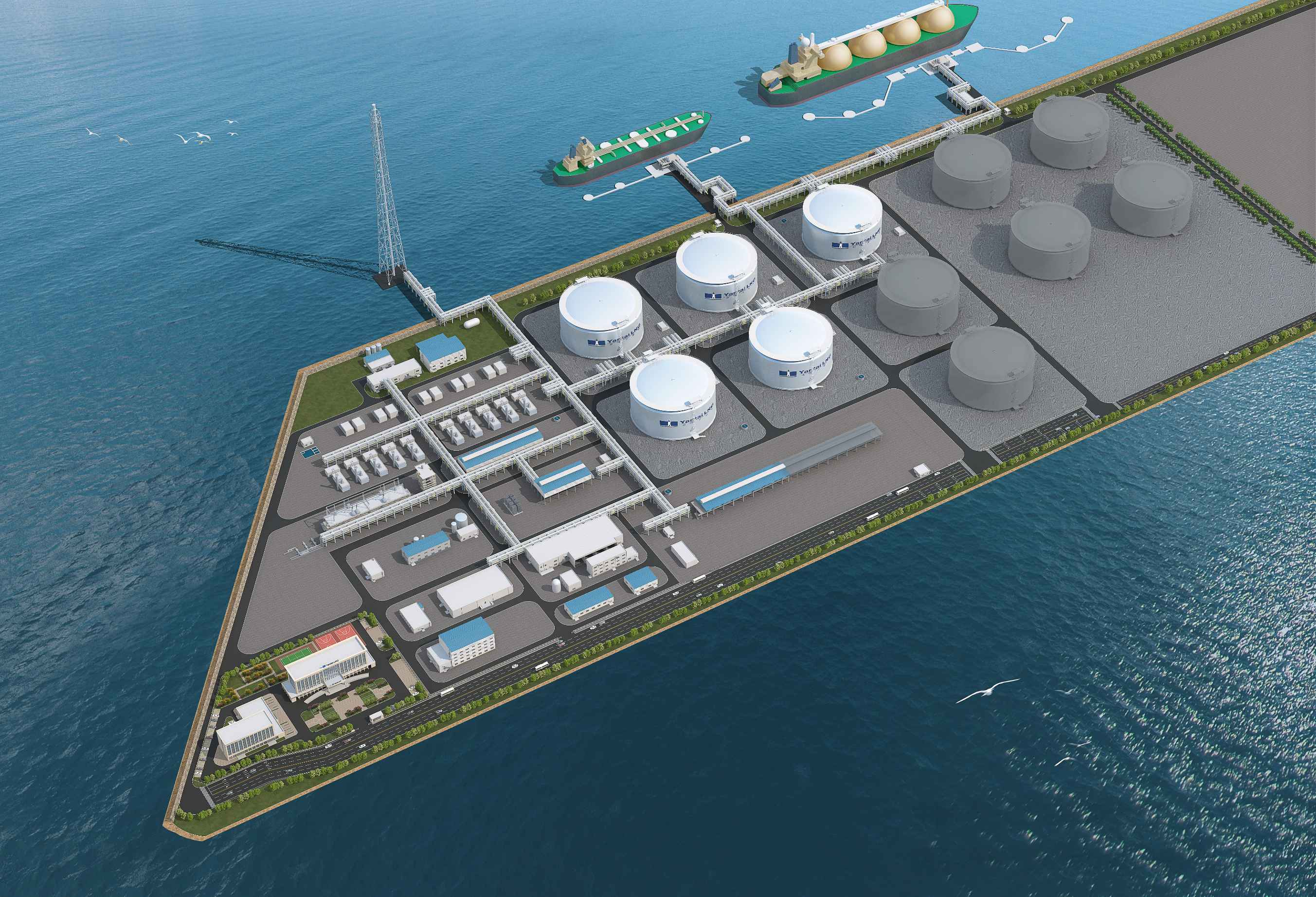 烟台港西港区液化天然气（LNG）项目（山东）