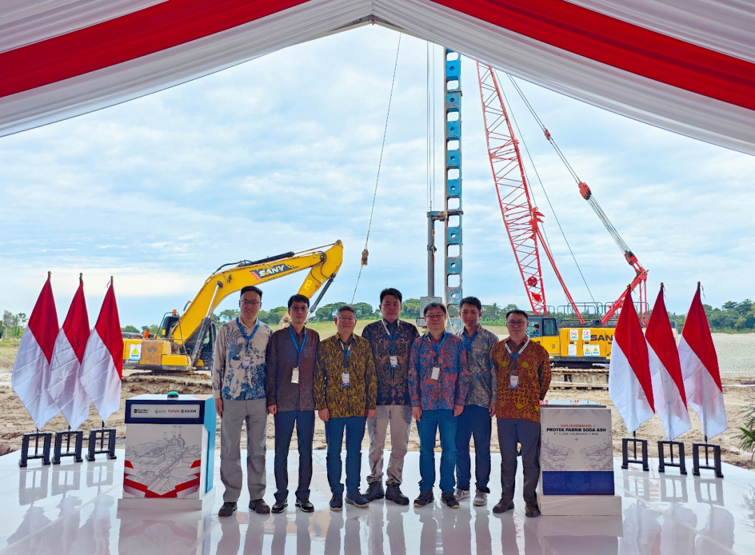 Inauguran la Construcción del Primer Proyecto de Carbonato de Sodio en Indonesia