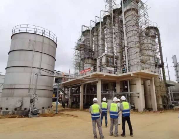 قسم التبخير في مشروع EPC لتحويل تكنولوجيا الكتلة الحيوية لـ TCC Guangxi COFCO لديه تغذية ناجحة