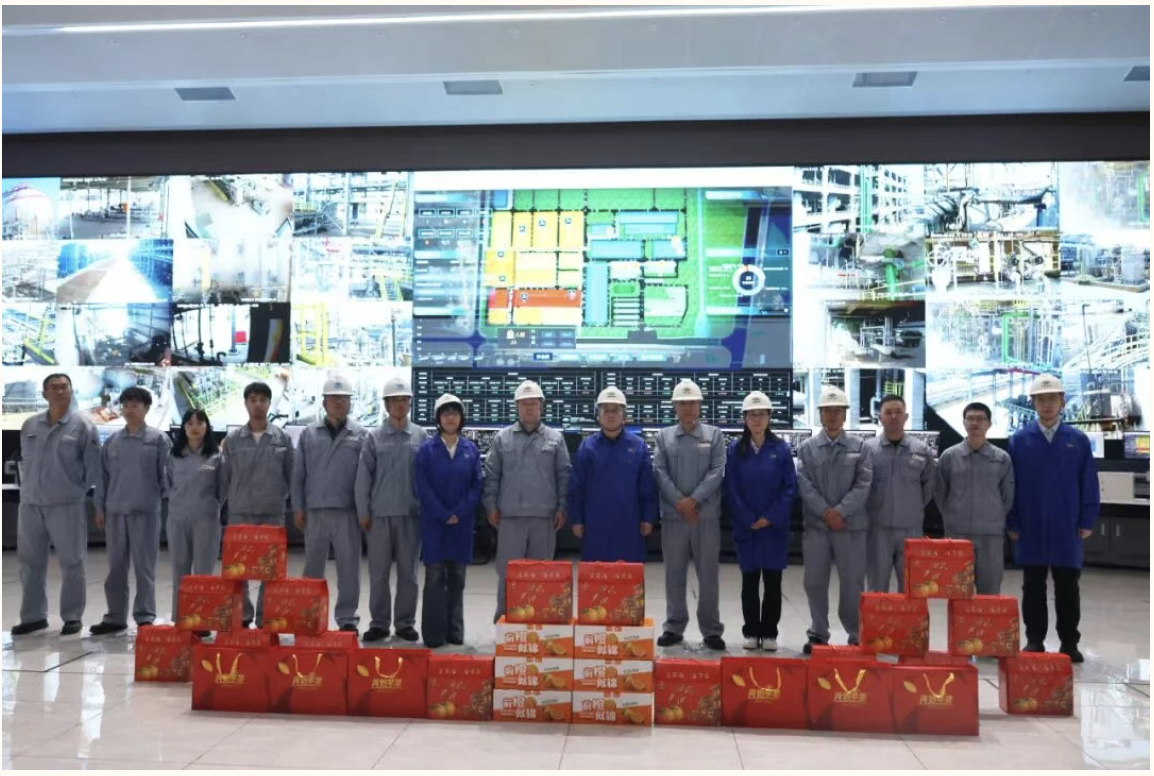 郭贵和赴中国化学天辰泉州公司开展春节慰问并调研指导工作