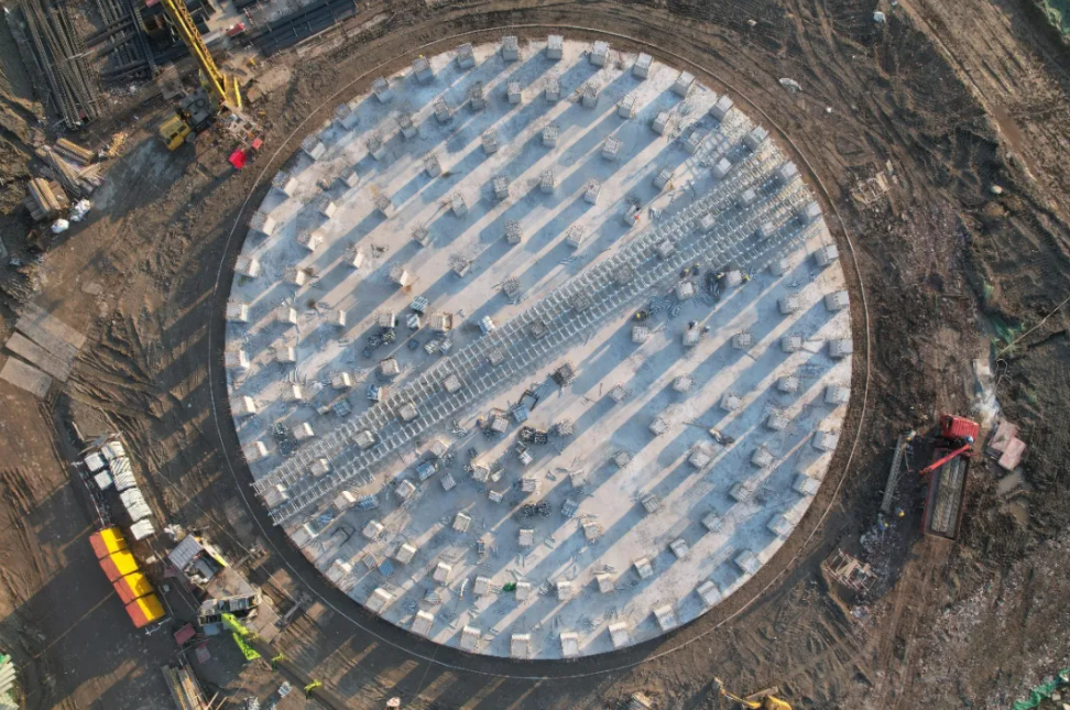 TCC Firması Sıvı Hidrokarbon Depolama Projesi Kriyojenik Tank Alanı Kapaklarının Dökülmesi Başarıyla Tamamlandı!